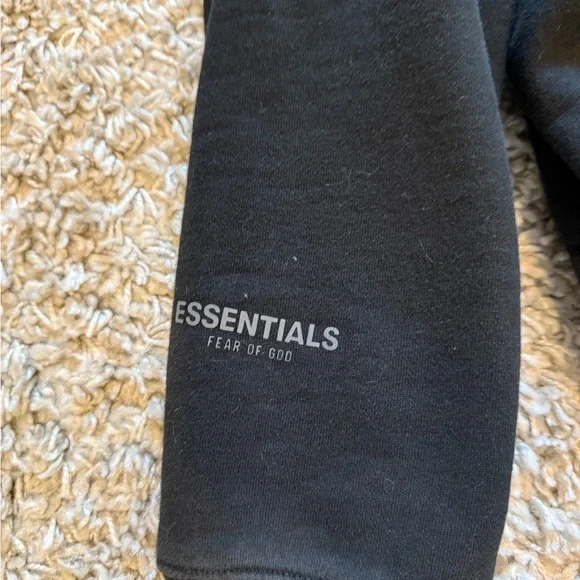 Essentials Black Hoodie - Picture 4 of 6